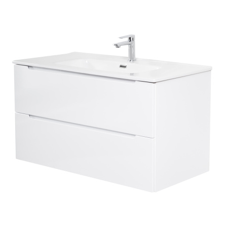 Фото тумба подвесная belbagno etna 100 bianco lucido 