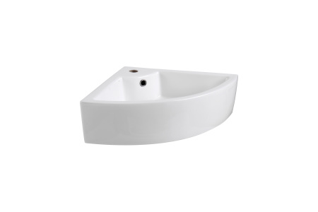 Фото раковина подвесная угловая aquatek aq5166a-00 325*325*130 мм, универсальная установка