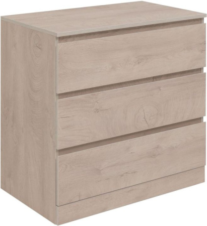 Фото комод aquanet сканди 80*48 см, дуб эдгрейн (3 ящика)