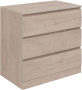 Фото комод aquanet сканди 80*48 см, дуб эдгрейн (3 ящика)