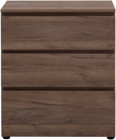 Фото комод aquanet сканди 70*40 см, дуб крафт (3 ящика)