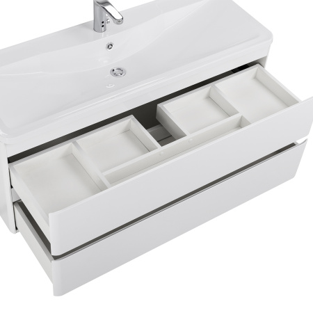 Фото тумба подвесная belbagno albano 120 bianco lucido 