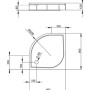 Фото душевой поддон radaway paros a mba9090-03-1 90х90