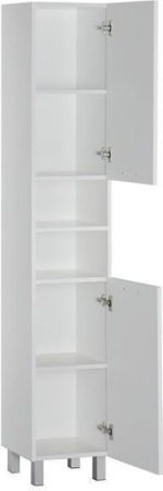 Фото пенал напольный aquanet доминика 35 белый