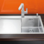 Фото мойка кухонная blanco claron 4 s-if/а 521623 нержавеющая сталь