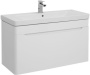 Фото тумба подвесная с раковиной aquanet софия 105 белый