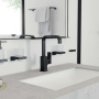 Фото смеситель hansgrohe metropol 32511670 для раковины черный матовый
