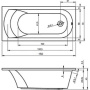 Фото акриловая ванна riho miami bb 60 160x70