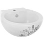 Фото раковина sanita luxe art flora artslwb10 белая с узором 50