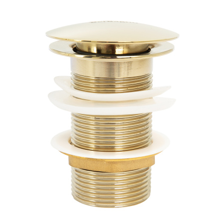 Фото донный клапан без перелива belbagno bb-sc-oro, золото