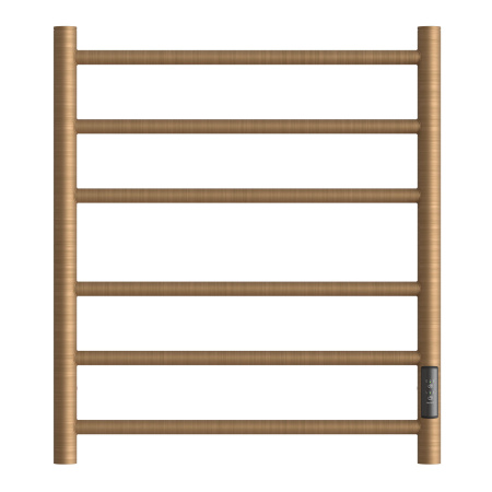 Фото полотенцесушитель электрический point аврора pn10856br п6 500x600 диммер справа, бронза