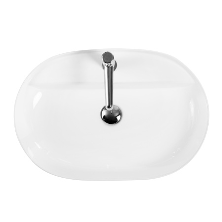 Фото раковина накладная belbagno bb1346 61*36 см, белая