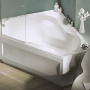 Фото акриловая ванна jacob delafon bain douche e6221-00 r 145х145