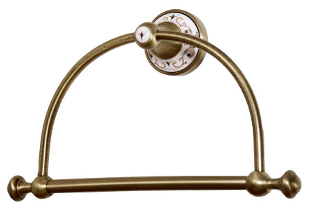 Фото кольцо для полотенца boheme provanse 10805, бронза