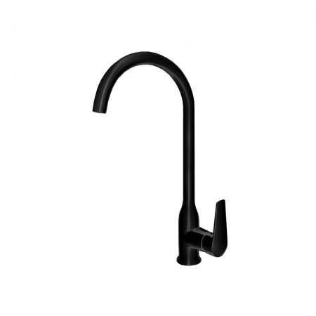 Фото смеситель для кухни bravat arden, черный