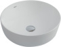 Фото раковина накладная aquanet moon-1 41,5*41,5 см, белая