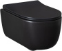 Фото унитаз подвесной безободковый allen brau priority 4.31002.31, черный матовый