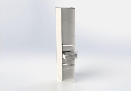 Фото пенал подвесной aquanet палермо 35 l белый глянец Фото пенал подвесной aquanet палермо 35 l белый глянец