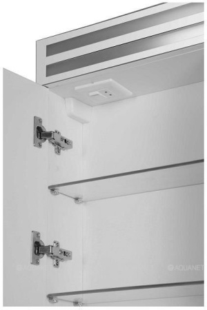 Фото зеркало-шкаф de aqua эколь 75 белый