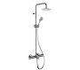 Фото душевая система термостатическая с изливом remer eq34a8mpufm25g, хром