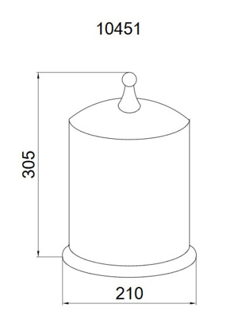 Фото ведро boheme brillante 10451, хром/хрусталь