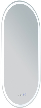 Зеркало с подсветкой Aquanet Монте 50 белый матовый