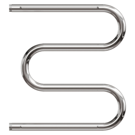 Фото полотенцесушитель водяной point pn38556p 500x600 м-образный (1") с полкой, хром