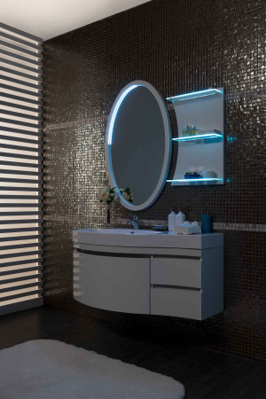 Фото комплект мебели aquanet опера 115 l белый (2 дверцы 2 ящика)