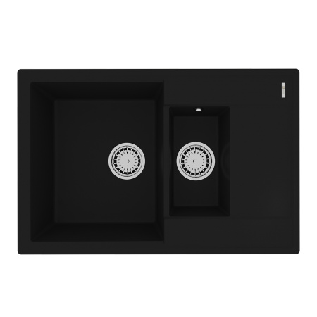 Фото мойка кухонная lemark ramza 760 антрацит