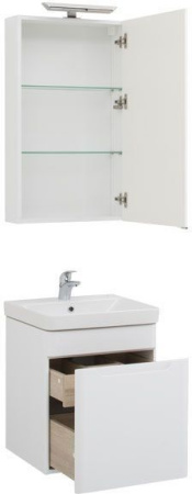 Фото комплект мебели aquanet софия 50 белый