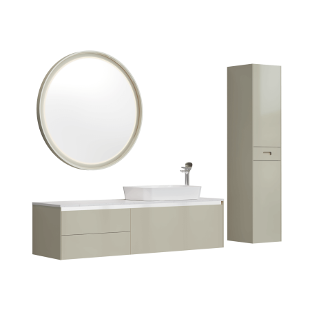 Фото flat нижний модуль + гранитная столешница с раковиной fa0160.01.pl+fa160.00+lp060