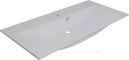 Фото раковина для тумбы aquanet мадонна 120 marmite pernilla, белая