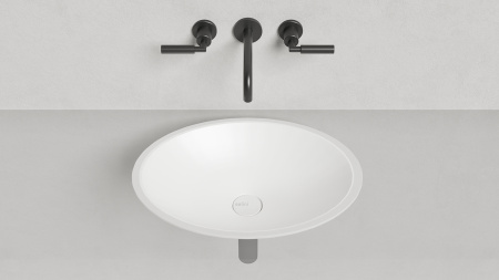 Фото раковина salini s-stone marea 11 1802211mrf, матовая в цвете по ral