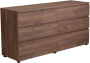 Фото комод aquanet сканди 160*48 см,  дуб крафт (6 ящиков)
