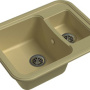 Фото мойка кухонная ewigstein antik 66х51 беж