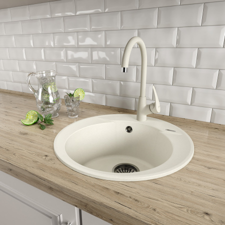 Фото мойка кухонная lemark sula 500 жасмин