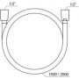 Фото душевой шланг ravak silvershine x07p339