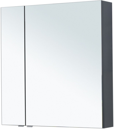 Фото зеркало-шкаф aquanet алвита new 80 антрацит