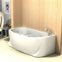Фото акриловая ванна aquatek мелисса 180*95 см, белая