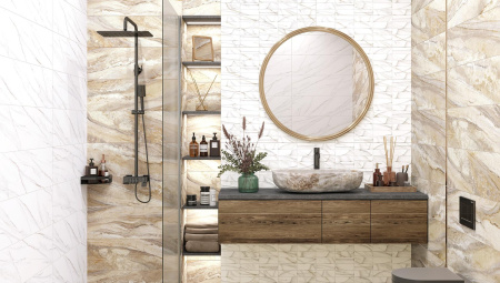 Delacora Sandy, Настенная плитка, 24.6x74 см