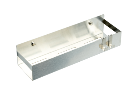 Фото полка подвесная 2 крючка boheme 10965-nb, никель брашированный