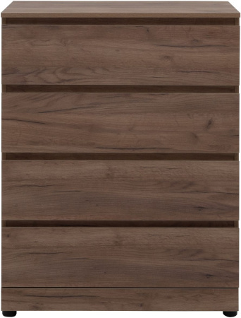Фото комод aquanet сканди 80*48 см, дуб крафт (4 ящика)