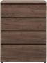 Фото комод aquanet сканди 80*48 см, дуб крафт (4 ящика)