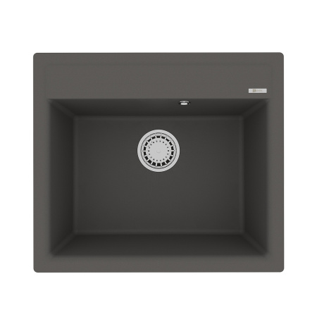 Фото мойка кухонная lemark hanka 570 серый шёлк