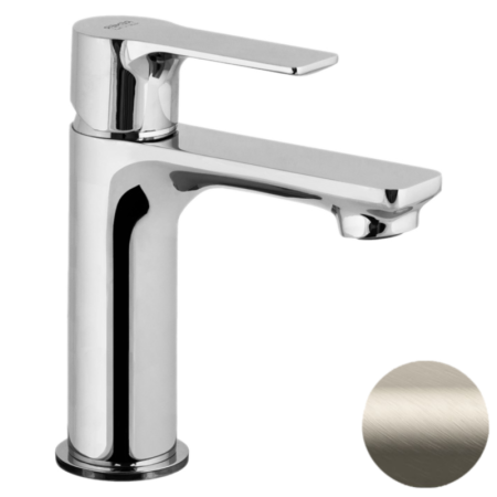 Фото смеситель для раковины remer energy ey12xv, сталь