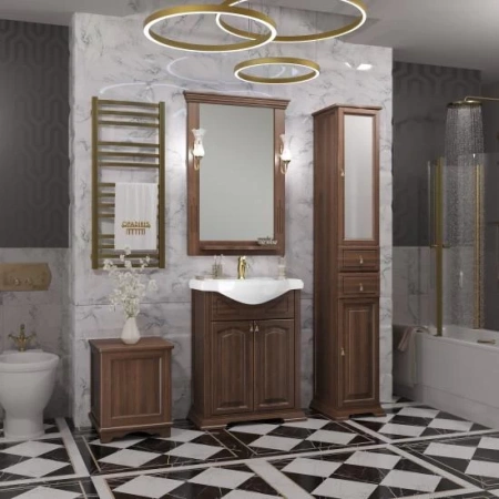 Фото тумба напольная opadiris риспекто 65 см, орех антикварный