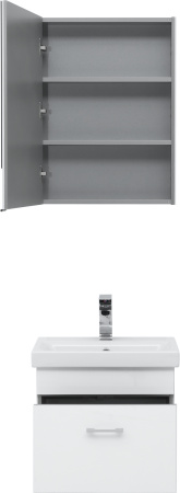 Фото комплект мебели aquanet верона 50 (moduo slim) белый