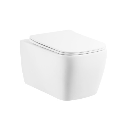 Фото унитаз подвесной безободковый belbagno veneto bb132chr, белый