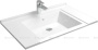 Фото раковина для тумбы de aqua квадро 80 wk 010, белая
