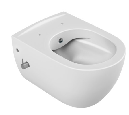 Фото унитаз подвесной с биде boheme bianca 963-2-wm, белый матовый